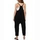thumbnail image 5 of Odeerbi 5-14 Años Niñas Traje de Verano Color Sólido Camisola Romper Casual Overalls Bib Pantalones Generales Con Bolsillos, 5 of 7