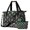 Geometric Diamond Black Pattern, variant on Geometric Diamond Black Pattern Gym Duffel Bag 2 Piece Set, Travel Weekender Bag with Shoe Compartment & Toiletry Bag, Large Capacity Gifts for Women Men,18.5 X 8.7 X 14.2 Inches