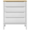 thumbnail image 3 of vidaXL Commode FLORO Blanc Bois Massif Pin, 3 of 5
