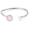 thumbnail image 1 of Guardurnaity de cristal abierta para mujer, decoraciones de mano de acero, brazalete , joyería para niñas para citas, joyería para fiestas de Ropa, zapatos y accesorios Miscelánea Tipo 3, 1 of 6