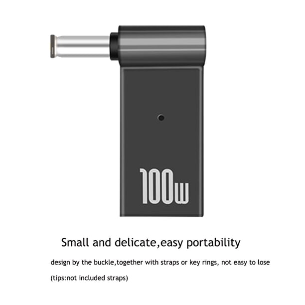 Adaptador de cargador de alimentación para PC PD USB tipo C hembra a enchufe macho de CC (6,0x0,6 mm) Likrtyny Para estrenar