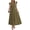 Army Green, variant on Womens Summer Maxi Dress Spring Boho Vacation Ruffle Flutter Short Sleeve A Line Tiered Flowy Dresses Pockets