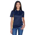 thumbnail image 2 of Ladies' Cool & Dry Sport Two-Tone Polo - NAVY/ GOLD - 2XL, 2 of 3