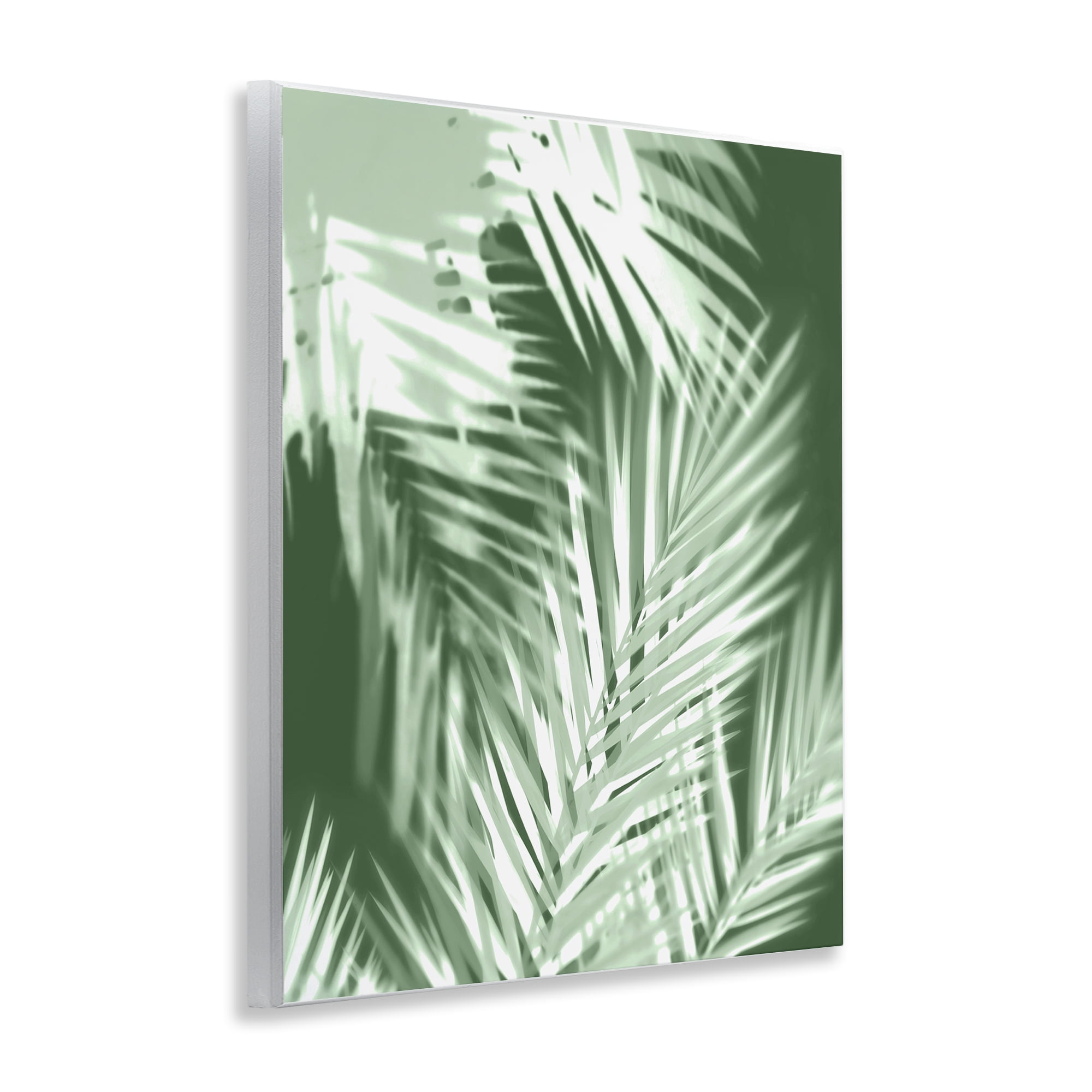 Stupell Industries Abstract Palm Leaves Botanical & Floral Painting Unframed Art Print Wall Art, 11 x 14
