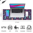 thumbnail image 5 of Long Mouse Pads for Desk,Purple Cartoon Dinosaurs Planets Stars Desk Mats on Top Of Desks, Desk Mouse Pad Extra Large with 3mm Non-Slip Base and Stitched Edge for Gaming,Work,Home 31.5"x11.8", 5 of 5