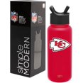 thumbnail image 2 of Botella de agua Simple Modern de los Carolina Panthers de la NFL, 950 ml, 2 of 4