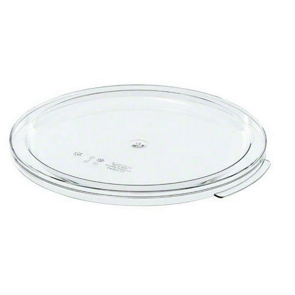 Cambro RFSCWC12 Camwear Clear Polycarbonate Round Lid for 12 qt, 18 qt and 22 qt Capacity Food Storage Container