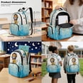 thumbnail image 3 of Kuiaobaty Cartoon Lion Print Backpack Set of 3 for Teens Lightweight Backpack and Lunch Box Set with Adjustable Strap Insulated Lunch Bag with Pencil Bags for School Travel, 3 of 7
