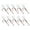 Silver 12, variant on koolsoo 10pcs ing Hooks With Line Circle Hooks Metal ing Stuff for Sea ing, 16