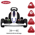 thumbnail image 3 of Montable Electrico Go Kart para Niños Largo Ajustable Luz 12v - Blanco, 3 of 8