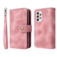 thumbnail image 6 of ELEHOLD for Samsung Galaxy A53 5G Flip Leather Wallet Case with Card Holders Kickstand Magnetic Clasp Lanyard Shoulder Strap Shockproof Protective Case,Rosegold, 6 of 7