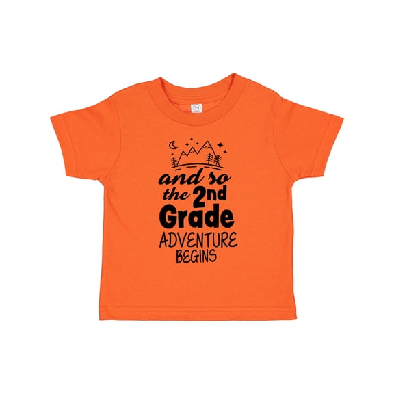 Inktastic The 2nd Grade Adventure Begins Boys or Girls Toddler T-Shirt