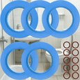 thumbnail image 7 of HIBIBUD 2026 New Flush Valve Seal 5 Pack Upgraded Silicone Material Toilet Parts Replacement for Champion 4 and Eljer Titan 4 for Bathroom,Home,Rv Blue, 7 of 7