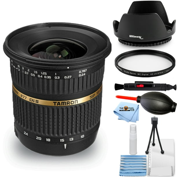 カメラ その他 Tamron SP AF 10-24mm f / 3.5-4.5 DI II Zoom Lens For Sony #B001S-700  STARTER BUNDLE with Tulip Hood Lens, UV Filter, Cleaning Pen, Blower,  Microfiber 