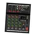 thumbnail image 3 of Audio Mixer 4 Channel 48V Power Reverb Professional for Karaoke Broadcast DJ black, 3 of 8