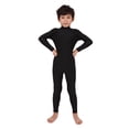 thumbnail image 2 of elástico negro pieza Unitard Tight Zentai para niños S Colco Unidad para niños, 2 of 8