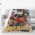 thumbnail image 2 of The Cuphead Show Fleece Blanket Super Soft Cozy Warm Flannel Fleece Throw Blanket For Couch Bed Sofa Throw 80"X60", 2 of 7