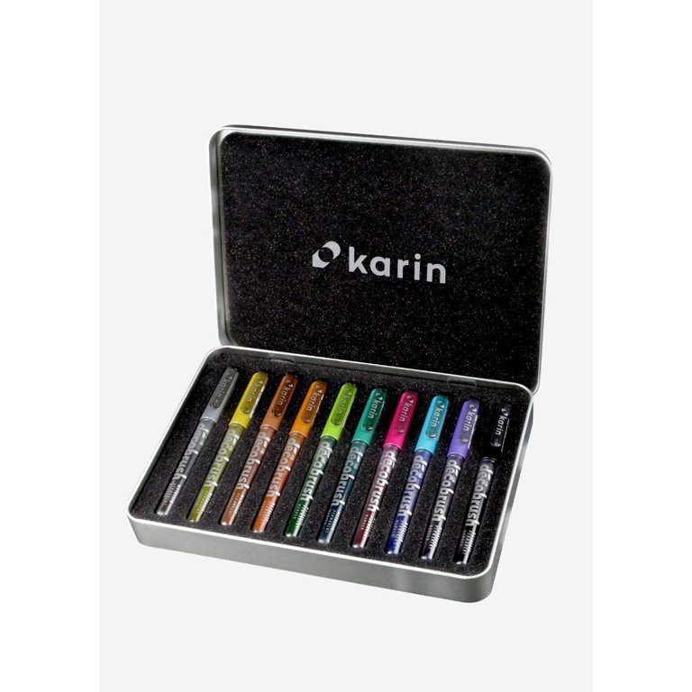 Karin Brushmarker PRO Set of 11 Basic Colors & Blender