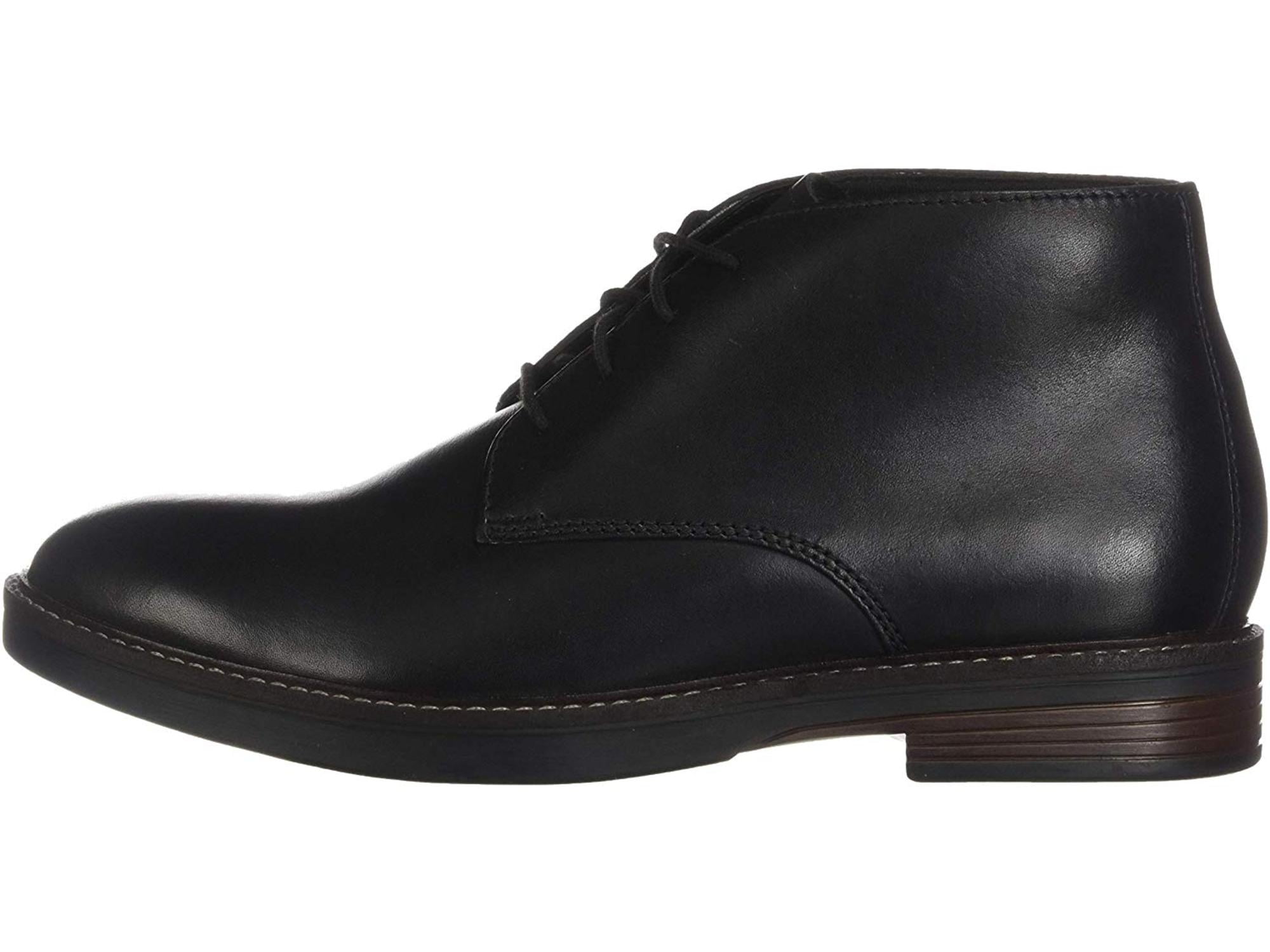 clarks black chukka