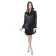 thumbnail image 6 of Richie House Women's Medium Style Satin Shirt Pajama Sleepwear RHW2788, 6 of 7