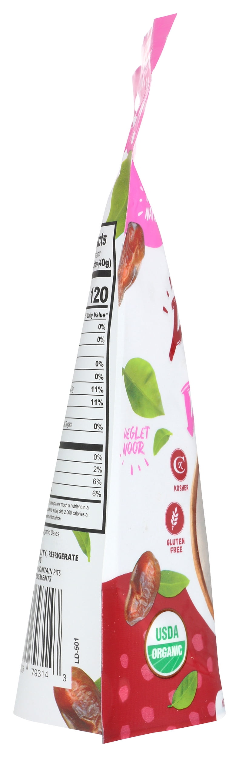 Pack of 6, Lets Date Organic Pitted Dates, 8 oz