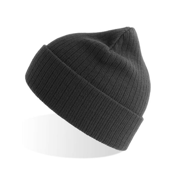 Atlantis Headwear - Sustainable Rib Knit - RIO - Dark Grey - Size: One Size