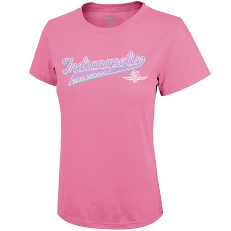 Icon Sports Women's Indianapolis Motor Speedway Indy 500 Graphic Logo Short Sleeve T-Shirt