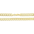 thumbnail image 4 of Floreo 10k Yellow Gold 8mm Hollow Cuban Curb Link Chain Necklace - 28 inch, 4 of 5
