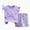 Toddlers Kids Girls Summer Clothes01 Light Purple, variant on Toddlers Kids Girls Boys Summer Clothes 2T 3T 4T 5T 6T 7T Kids 2 Pcs Short Sleeve Graphic Tees and Stretch Shorts Set