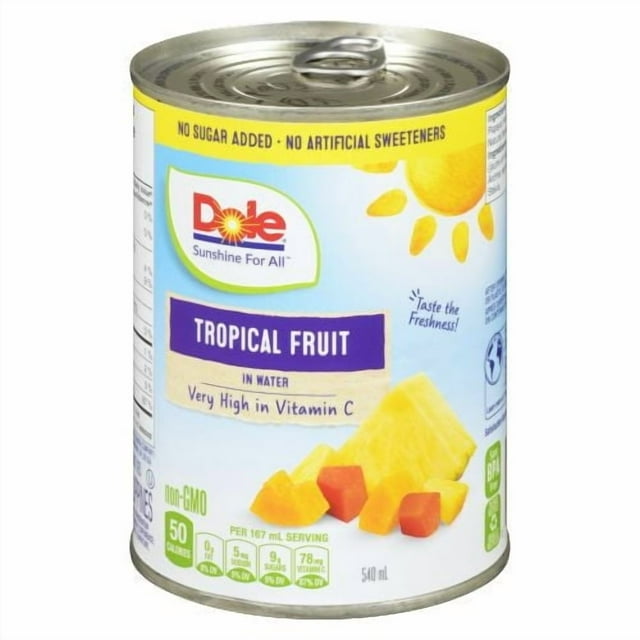 Tropical Fruit Salad in Water