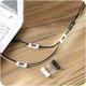 thumbnail image 2 of Abrazadera de fijación para organizador de cables autoadhesiva, abrazadera para organizador de cables de subred, abrazadera de fijación para cable de datos, paquete de 20, 2 of 6