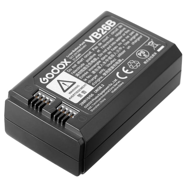 Batería GODOX V1 VB26 VB26A VB26B Li-ion 7,2 V 2600 mAh