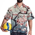thumbnail image 4 of Tree Men's Casual Short Sleeve Button Down Shirts - Printed Summer Beach Tops for Men and Women, 4 of 6