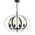 thumbnail image 4 of Safavieh Killian 4-Light Solid Circles and Ovals Pendant, Dark Grey, 4 of 5