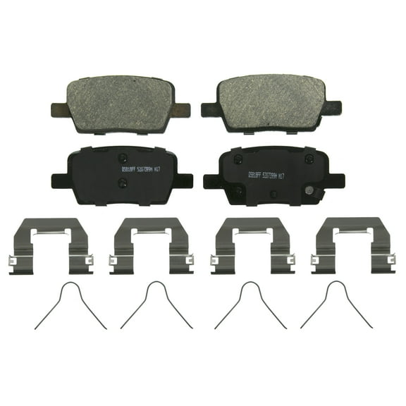 Wagner QuickStop ZD1914 Ceramic Disc Brake Pad Set Fits select: 2019-2020 CHEVROLET TRAVERSE, 2019-2020 GMC ACADIA