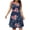 Dark Blue formal dresses for women 04, variant on Usmixi Sundresses for Women Sleeveless V-Neck Solid Knee-Length Dresses Empire Waist Casual Pocket Swing Plus Size Tank Midi Summer Dress Black XXL