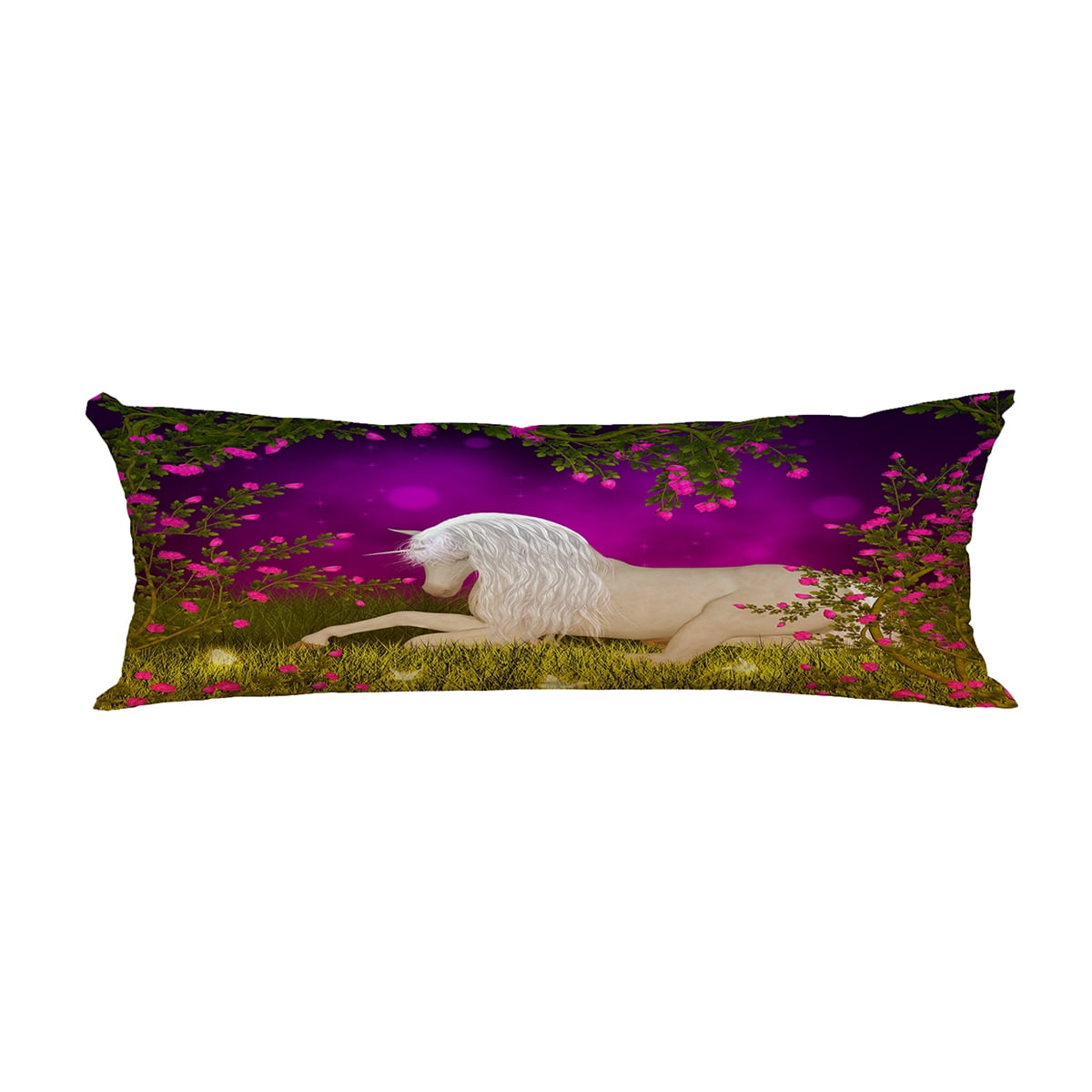 ABPHQTO Unicorn Body Pillow Covers Pillow Case Protector Pillowcase 20x60 Inch