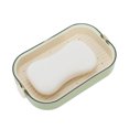 thumbnail image 5 of Unique Bargains 1 Pc Soap Dish Double Layer Drain Soap Holder for Bathroom Green, 5 of 6