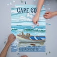 thumbnail image 3 of Cape Cod, Massachusetts, Dory and Lobster Traps (1000 Piece Puzzle, Size 19x27, Challenging Jigsaw Puzzle for Adults and Family, Made in USA), 3 of 4