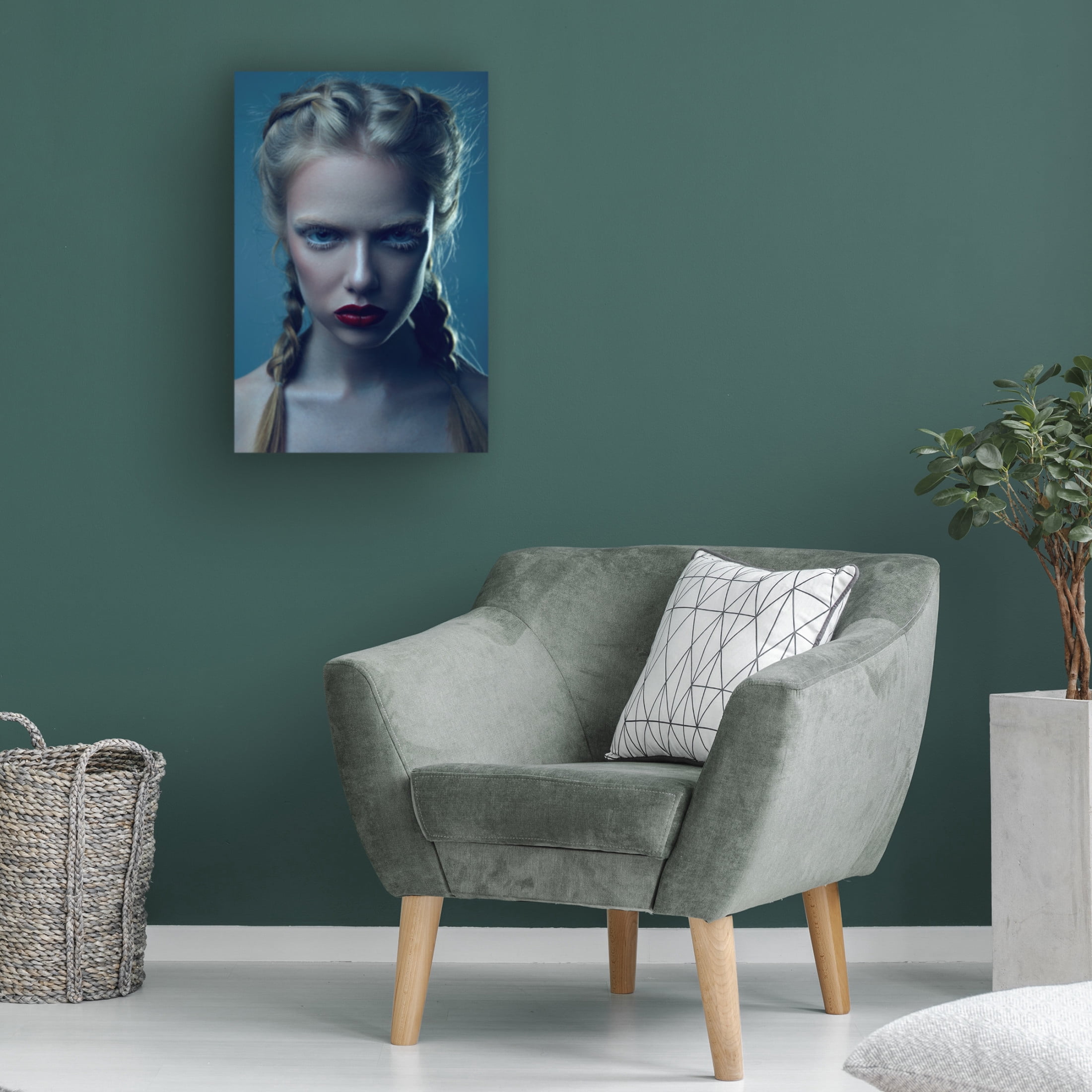 Canvas Wall Art - Dancho 'Polina' Wall Art for Living Room, Bedroom, or Office Décor by Trademark Fine Art - 12 x 19 Inches