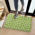 thumbnail image 2 of Green Daisy Flower Pattern Door Rugs,Washable Non Slip Door Mats Indoor,Decorative Door Mats,Entry Mat Indoor for Entrance,Bedroom,Kitchen,Bathroom,16"x24", 2 of 6