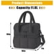 thumbnail image 2 of Bolsa de Almuerzo Térmica de 12.5 QT con Doble Compartimento y Diseño Acogedor, Ideal para Trabajo, Escuela o Picnic, Negro, 2 of 8