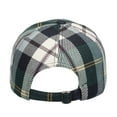 thumbnail image 5 of Baseball Cap Fashion Men Women British Plaid Printed Baseball Caps Duck Tongue Caps Sun Hats Baseball Hat Light Green One Size, 5 of 5