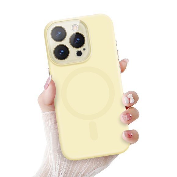 Funda Newseego Magnetic Luxury Soft Liquid Silicone iPhone 15 Pro