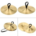 thumbnail image 4 of Unique Bargains Finger Cymbals, 1 Pcs 3.54 Diameter Copper Golden Tone, 4 of 5