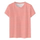 thumbnail image 4 of Camisetas de Manga Corta para Mujeres Moda Impresa Cuello Redondo Camiseta, Lentejuelas Detalle para Primavera Verano Casual Y Fiesta, 4 of 8