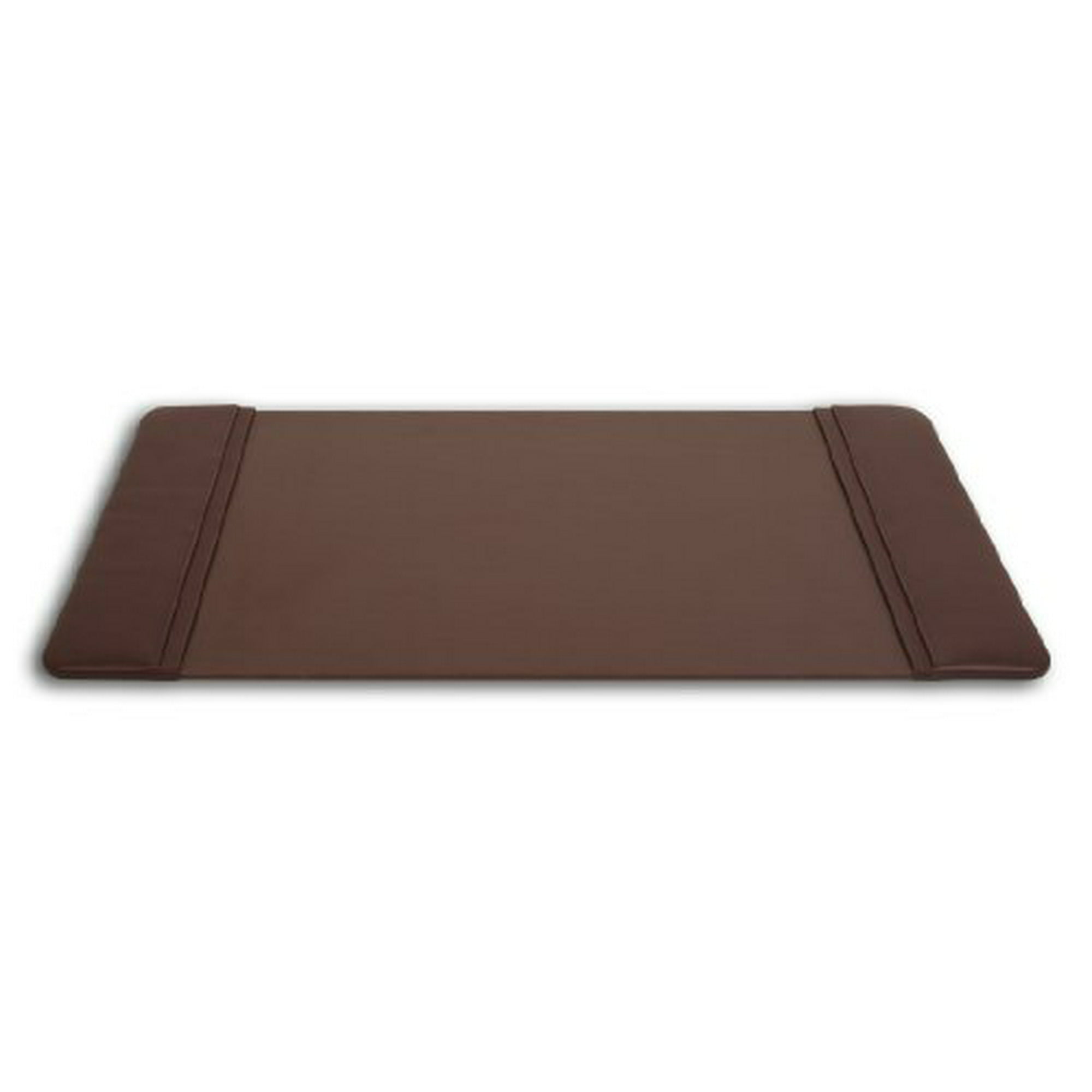 Dacasso Chocolate Brown Leather Desk Pad With Side Rails 25 5
