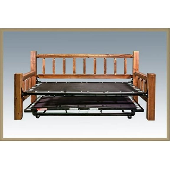 Montana Woodworks  Homestead Collection Trundle Bed Stained and Lacquered
