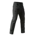 thumbnail image 5 of Zimjoy Men's Pants Cargo Water Resistant Ripstop Work Pants Lightweight Stretch Combat Trousers Durable Waistband Trousers with Multi Pocket, Black S, 5 of 5