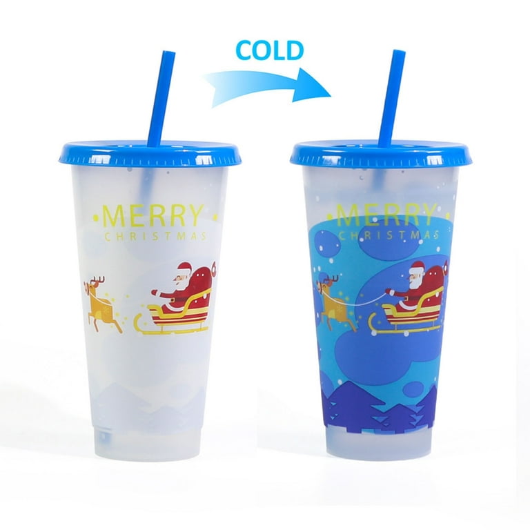 Christmas Drinkware: Frosted Cups, Coffee Cups & Straws - The